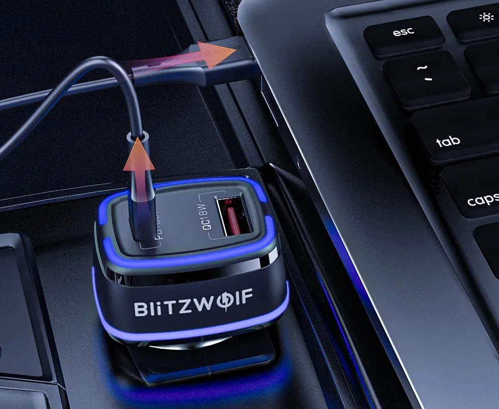 Extrém erős autós töltőt dobott piacra a BlitzWolf 1