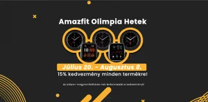 Kedvezmény Amazfit sportórákra és Roidmi porszívókra