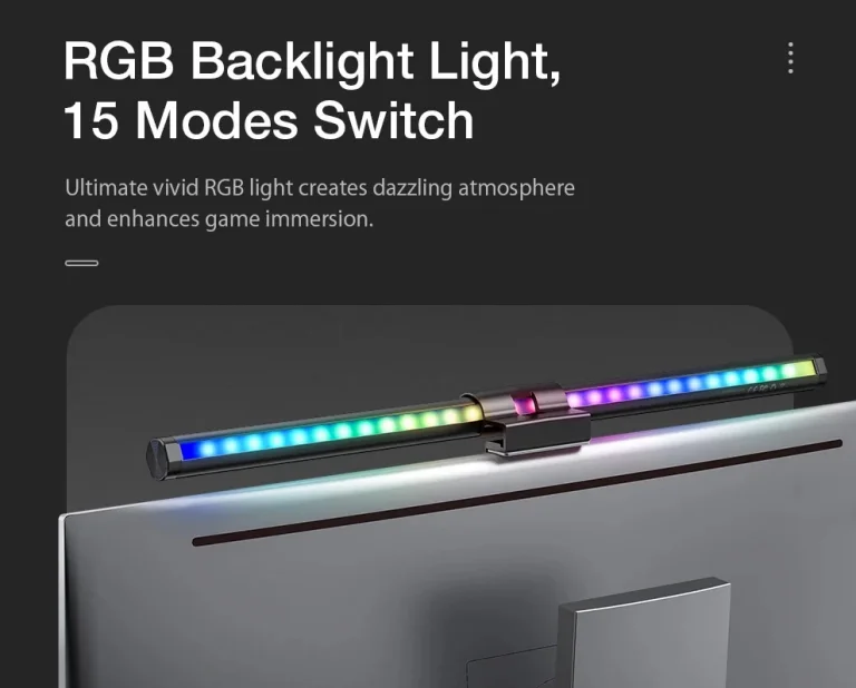 RGB-s BlitzWolf monitorlámpa kuponozható 4