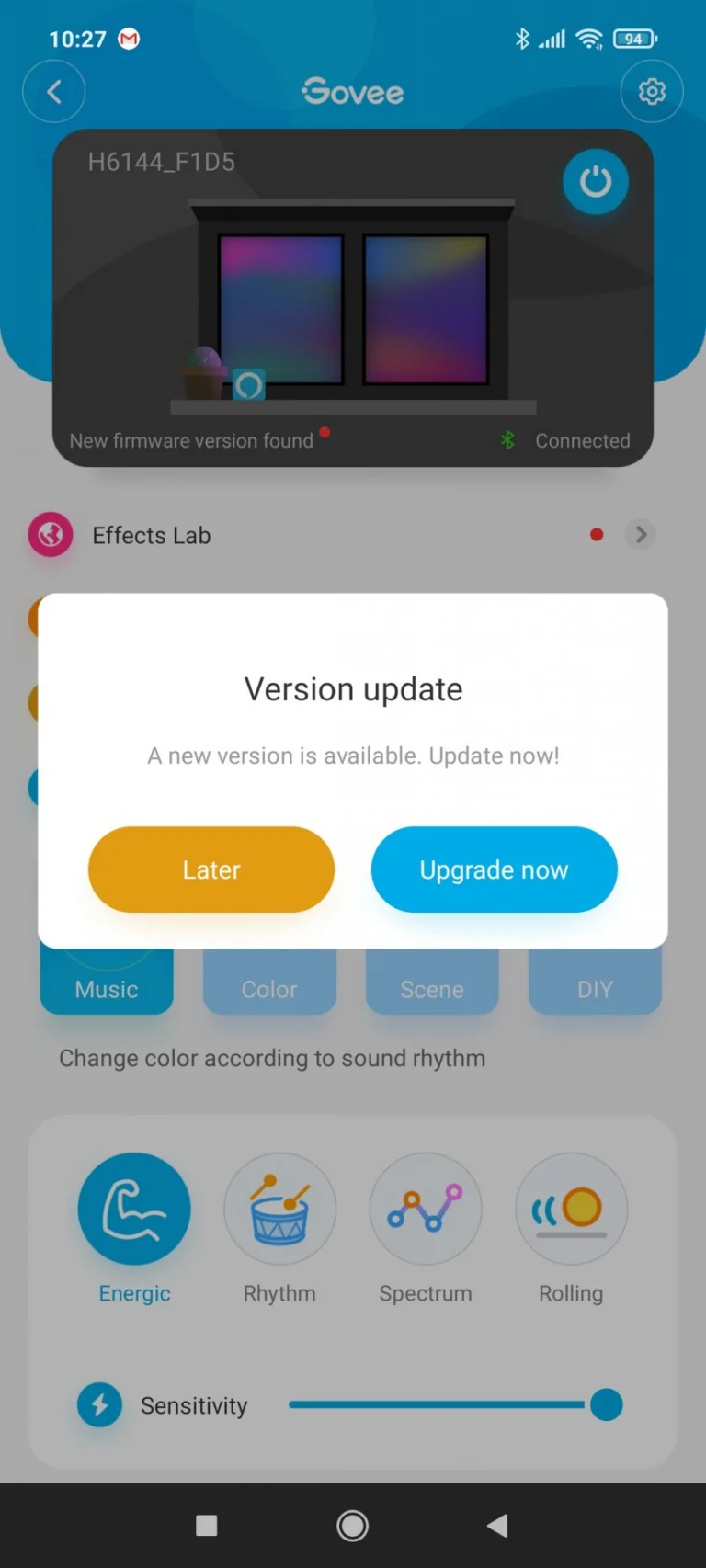 Test de bande LED programmable Govee 12
