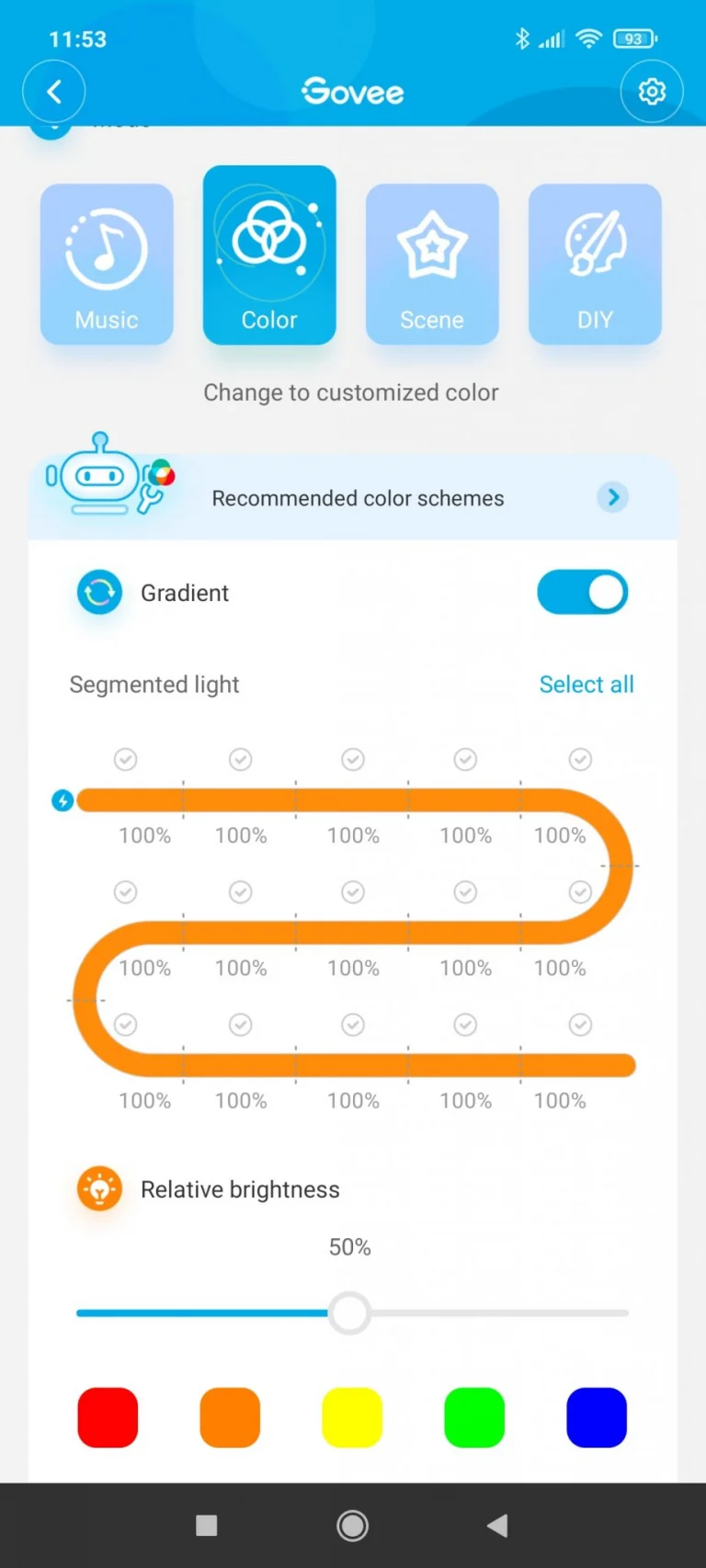 Test de bande LED programmable Govee 22