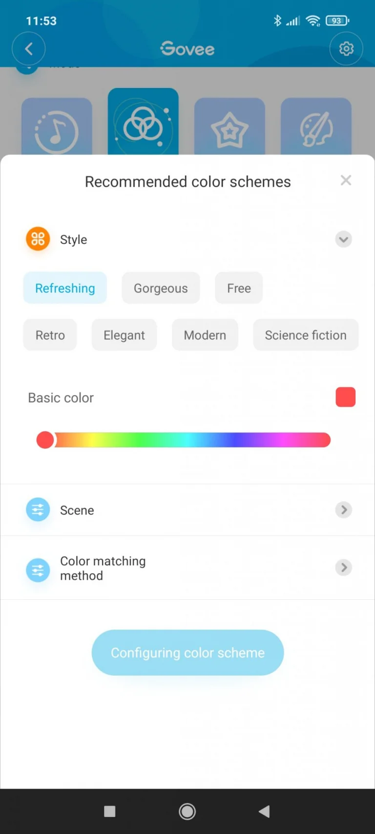 Test de bande LED programmable Govee 23