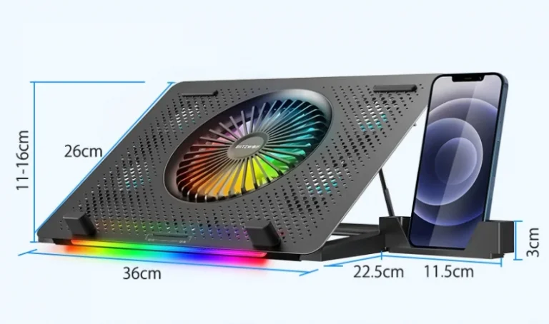 Laptop hűtő a BlitzWolftól, amivel nem forrósodik a gépünk 6