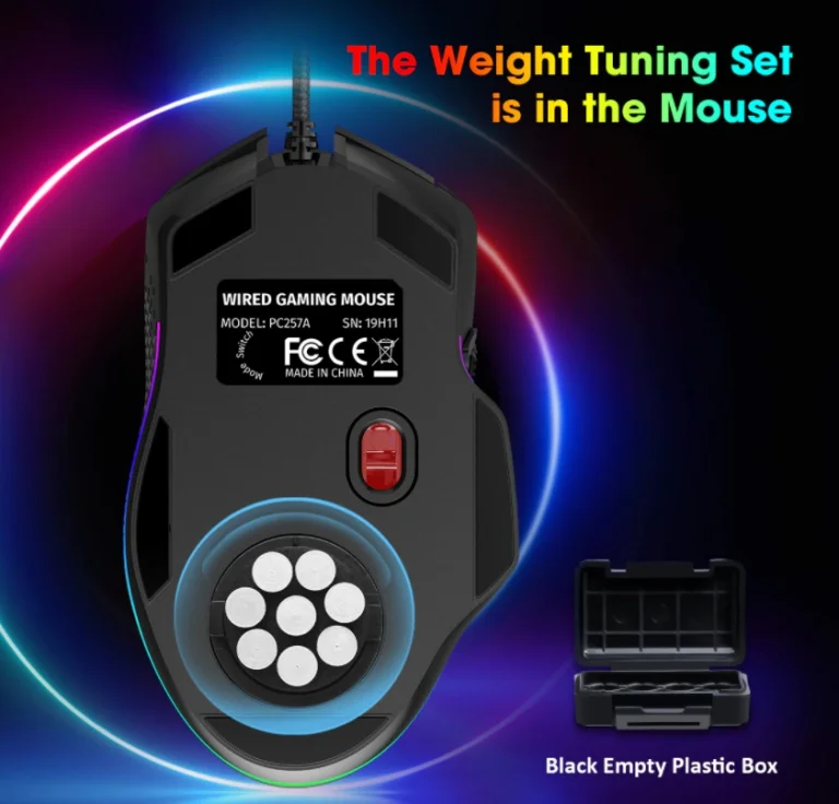 10 programozható gombja van a filléres Pictek PC257 egérnek 7