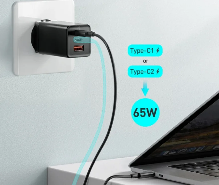 Baseus 65 wattos GaN töltő akció Banggoodon 4