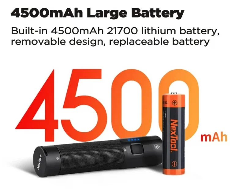Új 1200 lumenes Nextool zseblámpa debütált 6