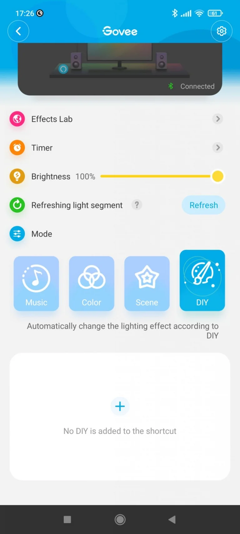 Govee Glide programozható LED fény teszt 23