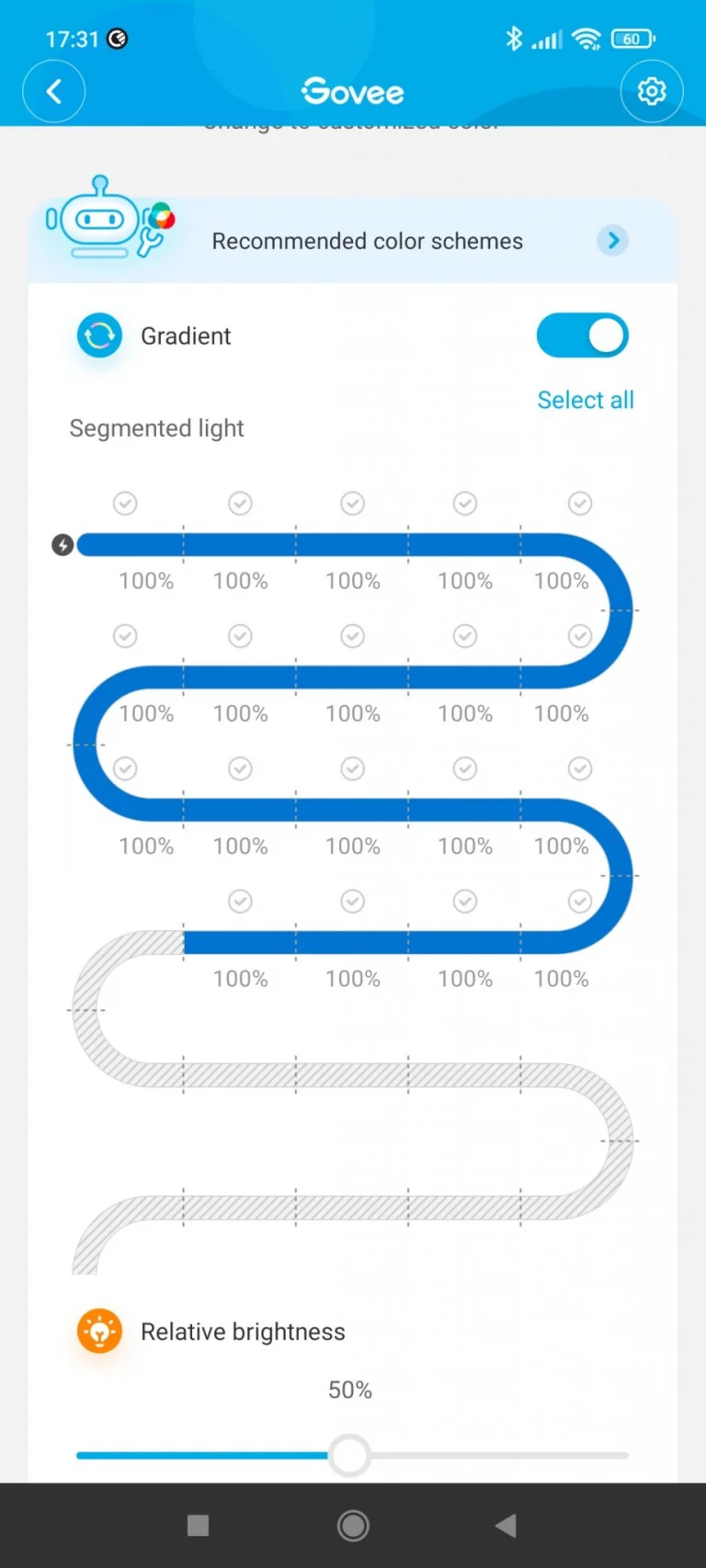 Govee Glide programozható LED fény teszt 25