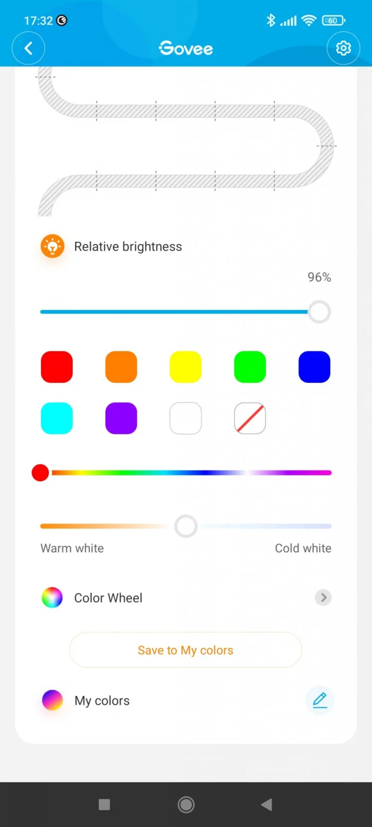 Govee Glide programozható LED fény teszt 27
