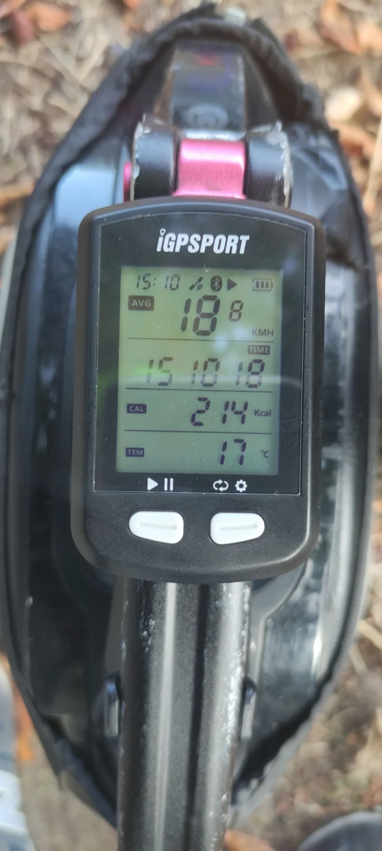 IGPSPORT IGS10S és IGS20E kerékpár komputer teszt 5