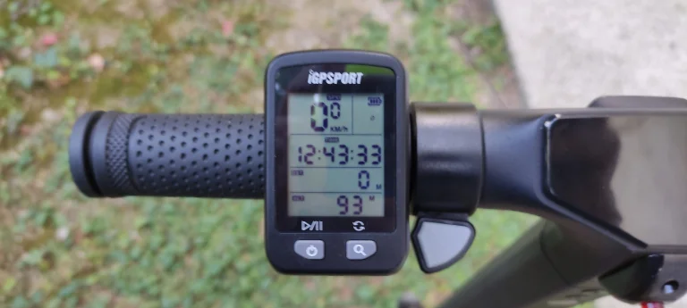 IGPSPORT IGS10S és IGS20E kerékpár komputer teszt 7