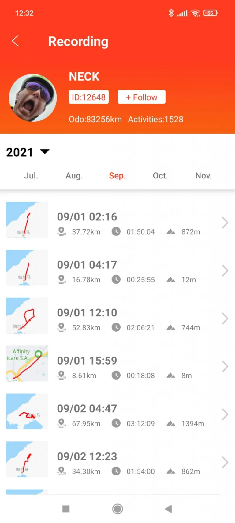 IGPSPORT IGS10S és IGS20E kerékpár komputer teszt 30