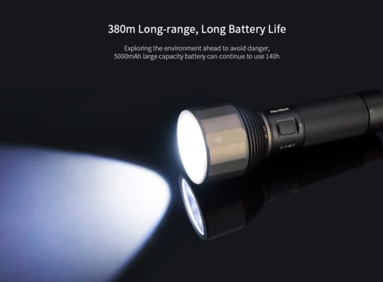 Akciósan rendelhető a Nextool 2000 lumenes, bivalyerős lámpája 6