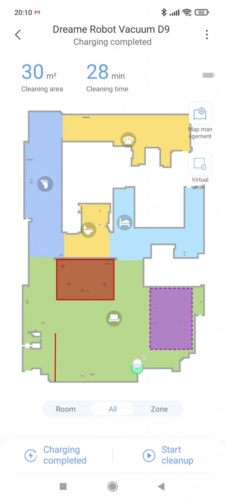 Xiaomi Dreame D9 robotporszívó teszt 28