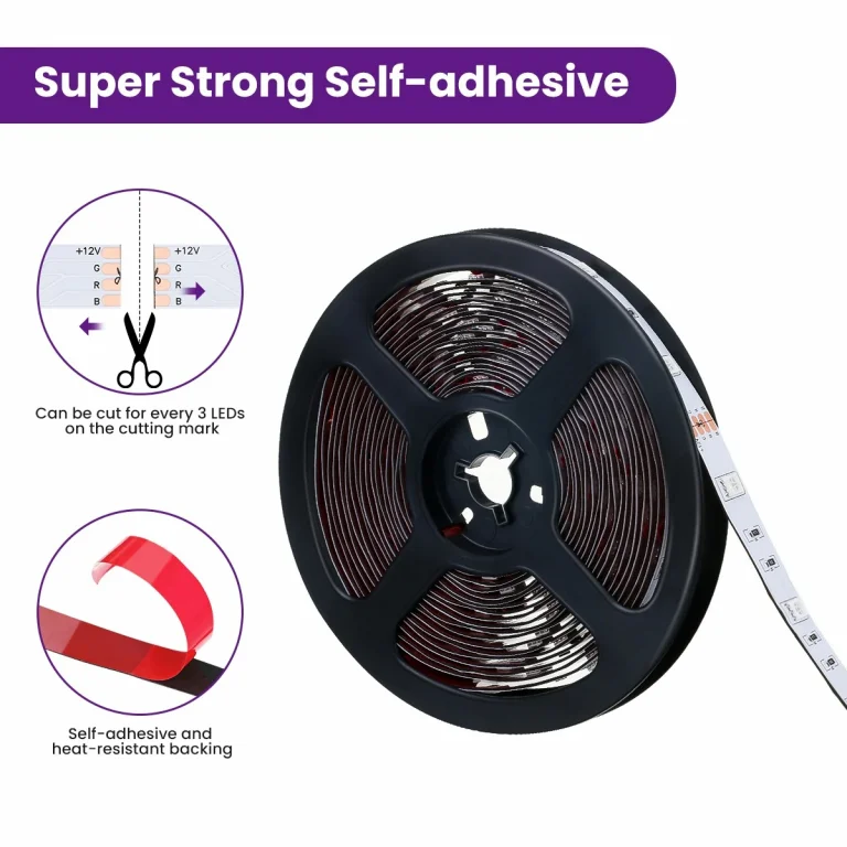 Háromszor ötméteres okos LED szalag megint fillérekért 4