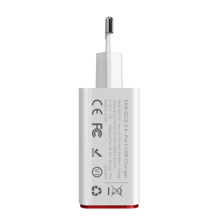 BlitzWolf BW PL-5 4 portos USB töltő apróért 5
