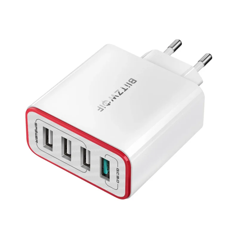 BlitzWolf BW PL-5 4 portos USB töltő apróért 4