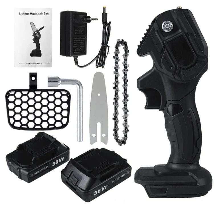 Vicc áron kapható az egykezes láncfűrész, két aksival 2