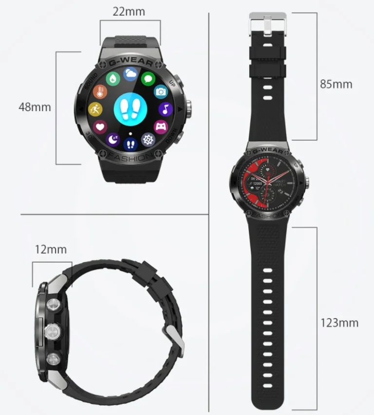 G-Shock beütésű BlitzWolf okosóra előrendelhető 10