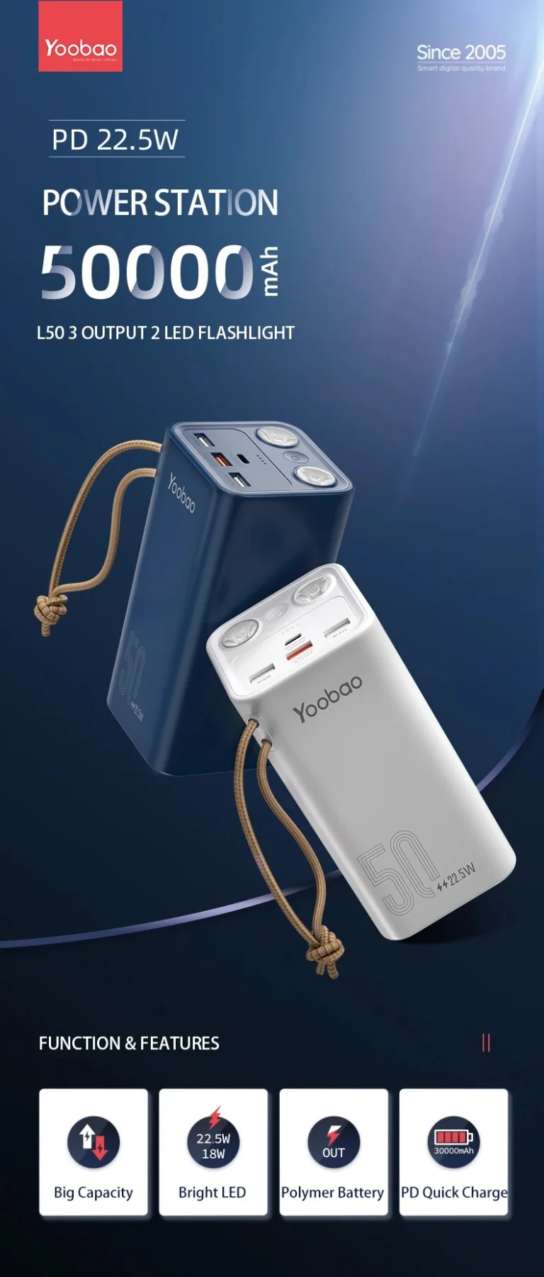 A Yoobao brutális 50 000 mAh-s powerbank szörnye is akciós 2