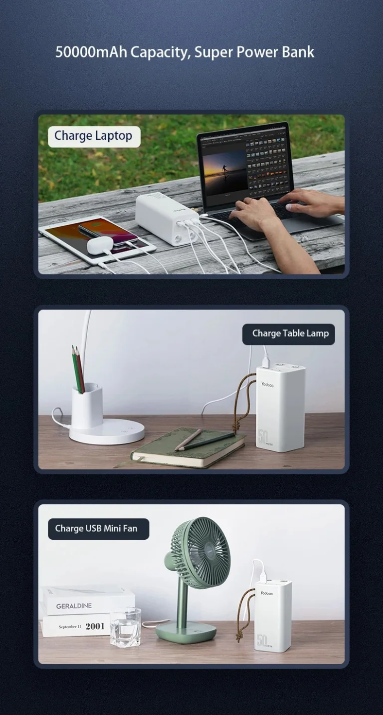 A Yoobao brutális 50 000 mAh-s powerbank szörnye is akciós 8