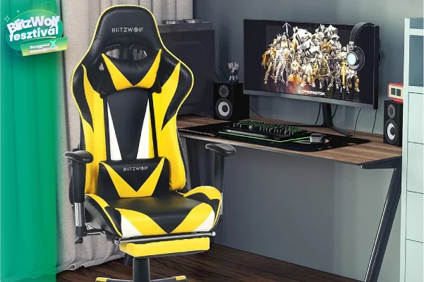 Csak 26 000 Ft a BlitzWolf egyik legjobb gamer széke 1