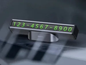 Számkijelző a kocsiba a Baseustól, ha tilosban várakozunk