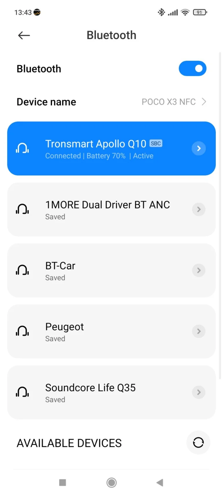Tronsmart Q10 ANC-s fejhallgató teszt 14