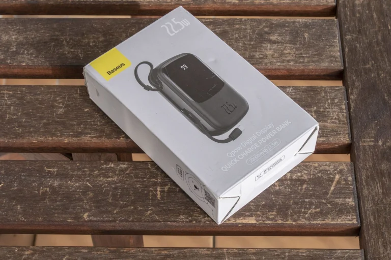 Baseus PPQD20C 22,5W-os power bank teszt 2