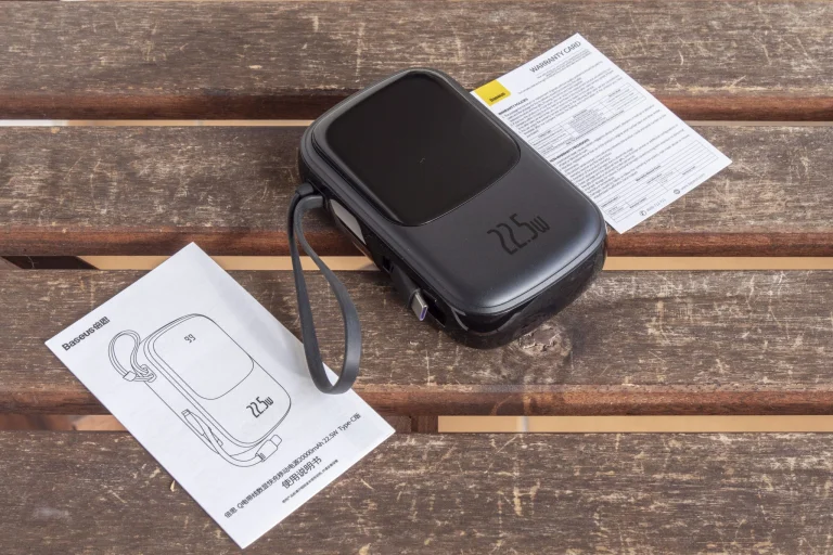 Baseus PPQD20C 22,5W-os power bank teszt 3