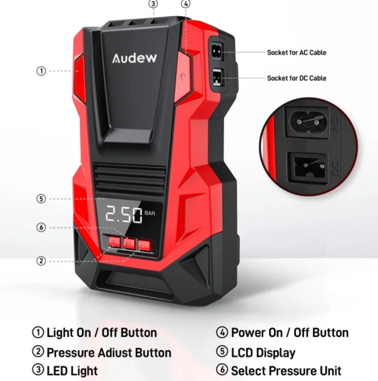 Kötelező autós kiegészítő az Audew kompresszora 5
