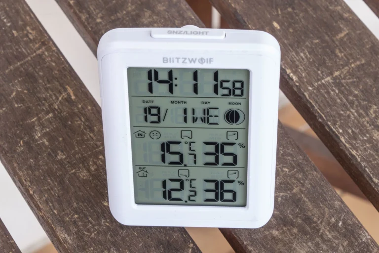 BlitzWolf BW-TM01 időjárás állomás teszt 5