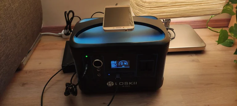 Loskii LK-PS10/XMUND XD-PS10 hordozható töltőállomás teszt 17