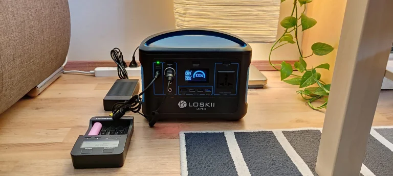 Loskii LK-PS10/XMUND XD-PS10 hordozható töltőállomás teszt 18