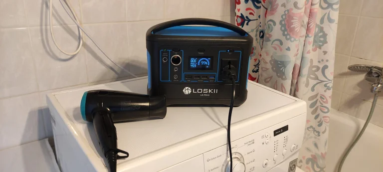 Loskii LK-PS10/XMUND XD-PS10 hordozható töltőállomás teszt 21