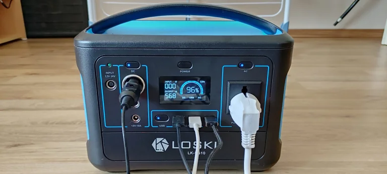 Loskii LK-PS10/XMUND XD-PS10 hordozható töltőállomás teszt 23