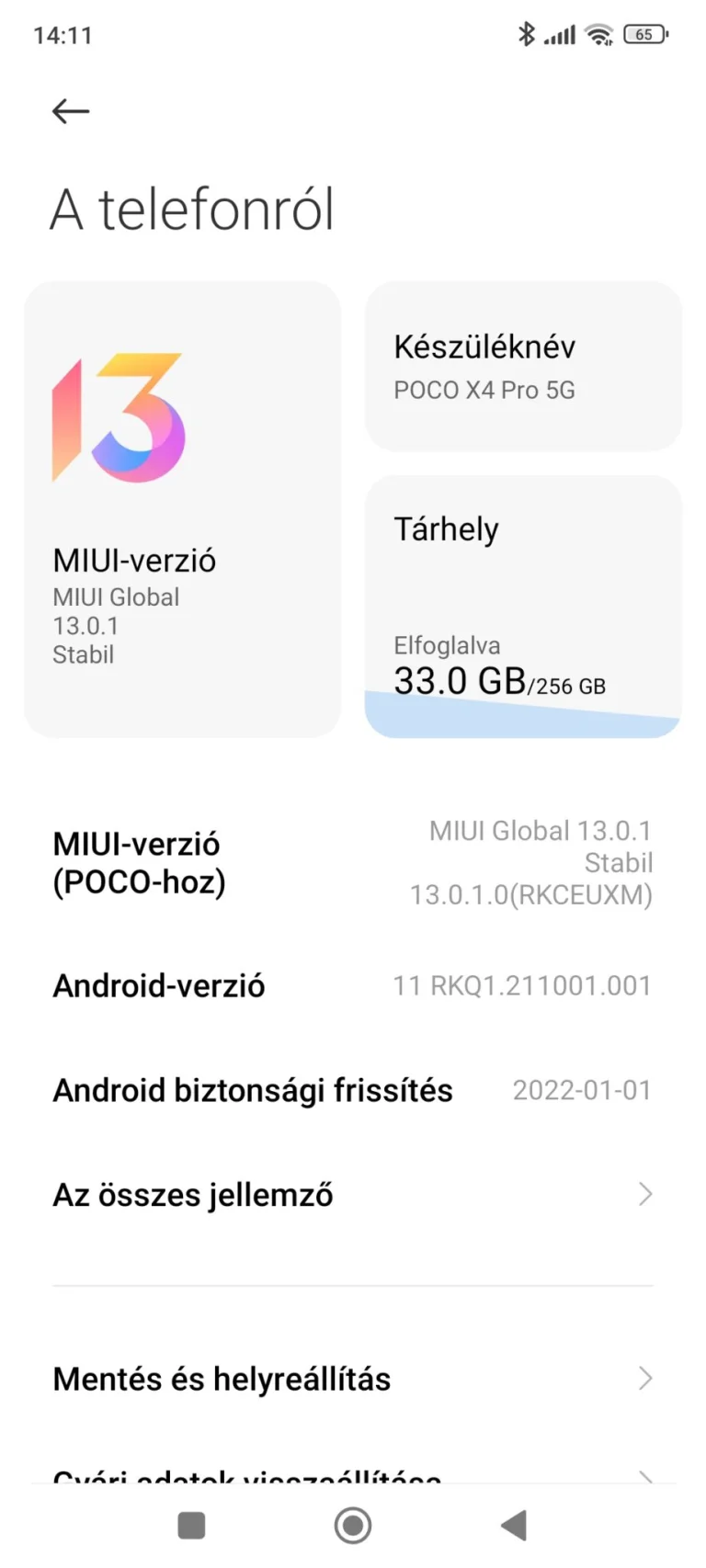 Prueba 4 del teléfono inteligente Poco X23 Pro