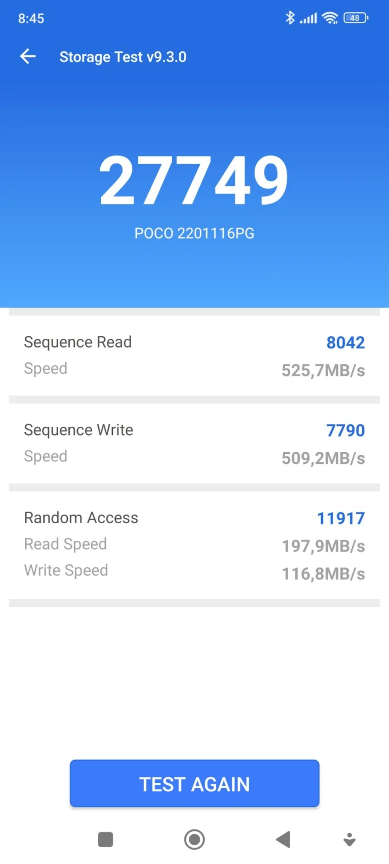 Prueba 4 del teléfono inteligente Poco X30 Pro
