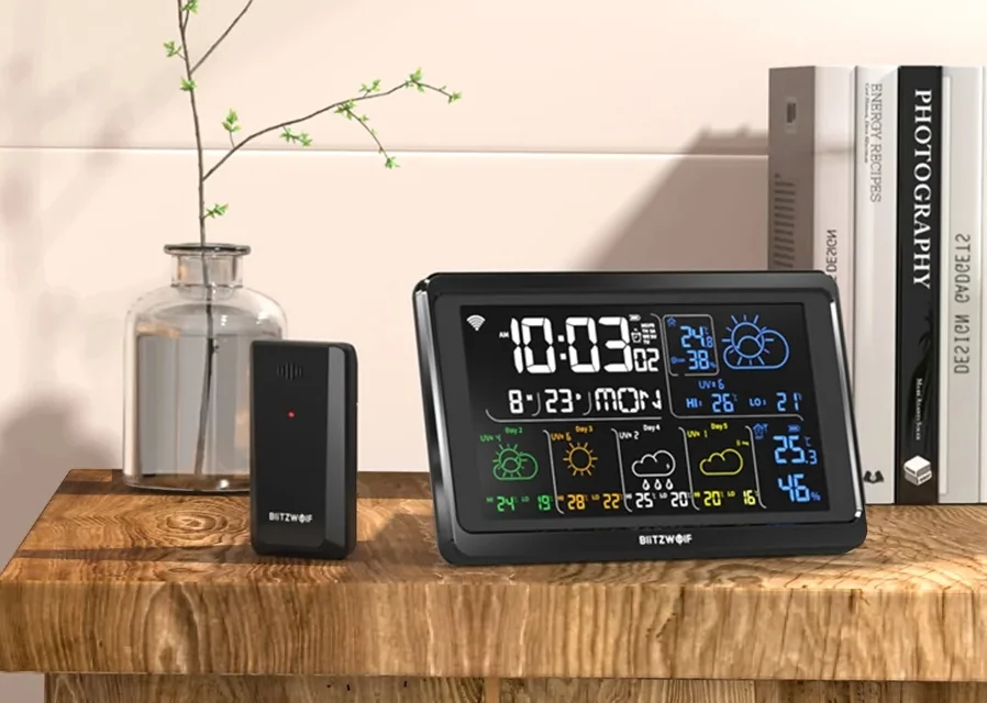 Most a legolcsóbb a BlitzWolf WiFi-s időjárás állomása 1