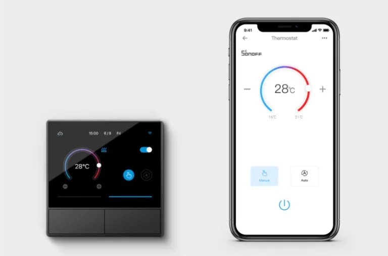 Kedvező áron rendelhetjük a Sonoff fali termosztát panelt 4