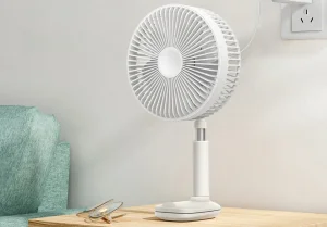 Akkumulátoros mini ventilátor a BlitzWolftól a meleg ellen