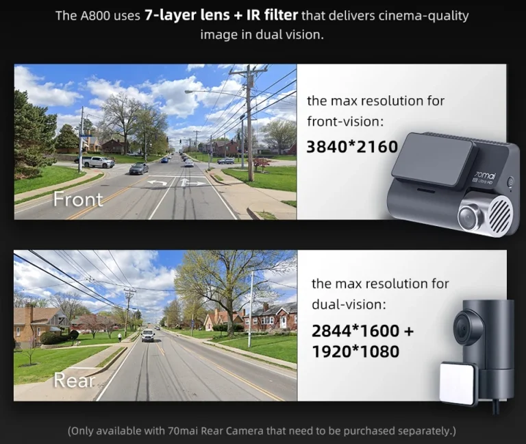 Zseniális áron rendelhető a 70mai A800 menetrögzítő kamera 6