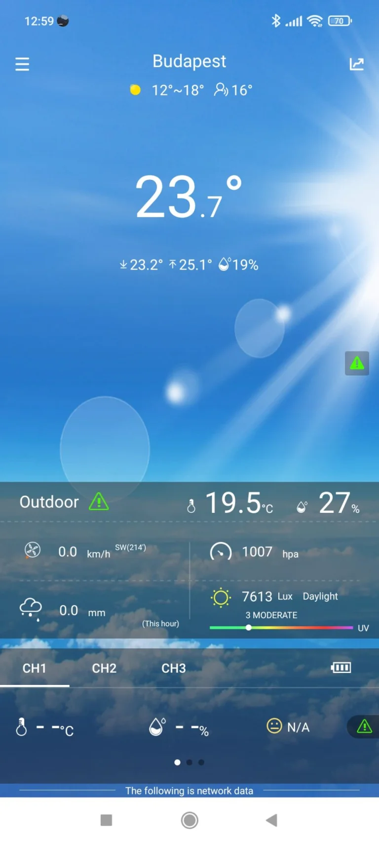 BlitzWolf BW-WS03 időjárás állomás teszt 37