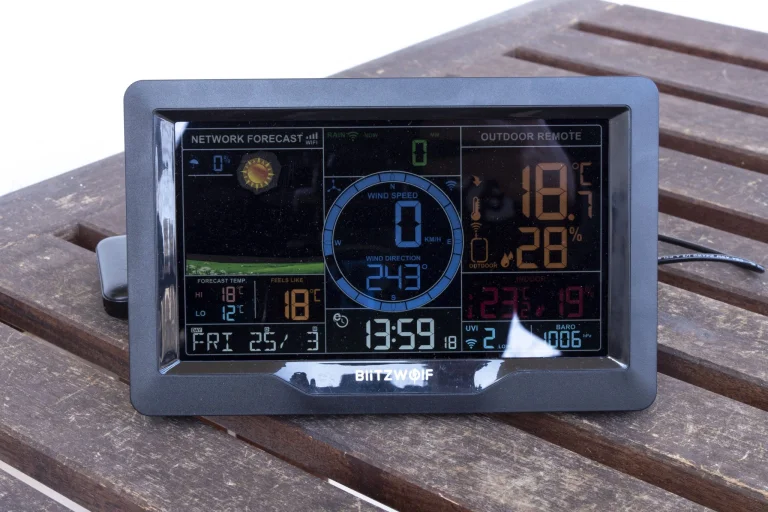 BlitzWolf BW-WS03 időjárás állomás teszt 12