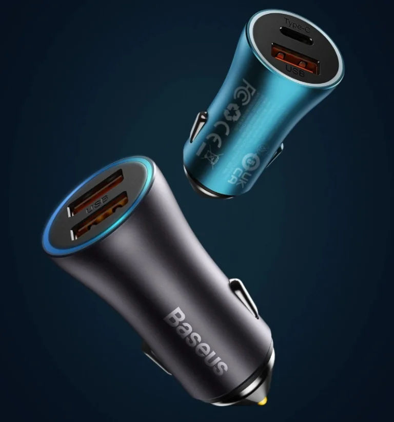 Csak 4500 Ft a Baseus 60 wattos, kétportos autós töltője 2