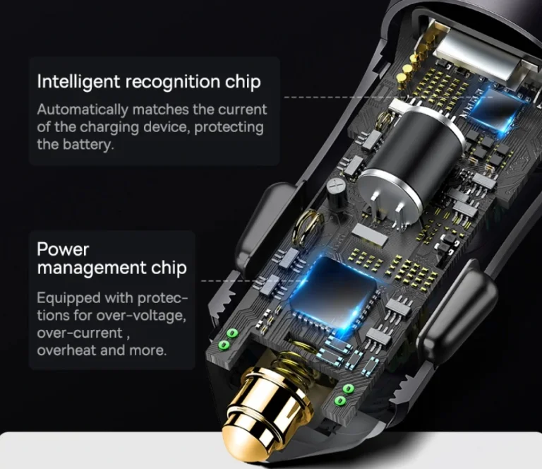 Csak 4500 Ft a Baseus 60 wattos, kétportos autós töltője 7