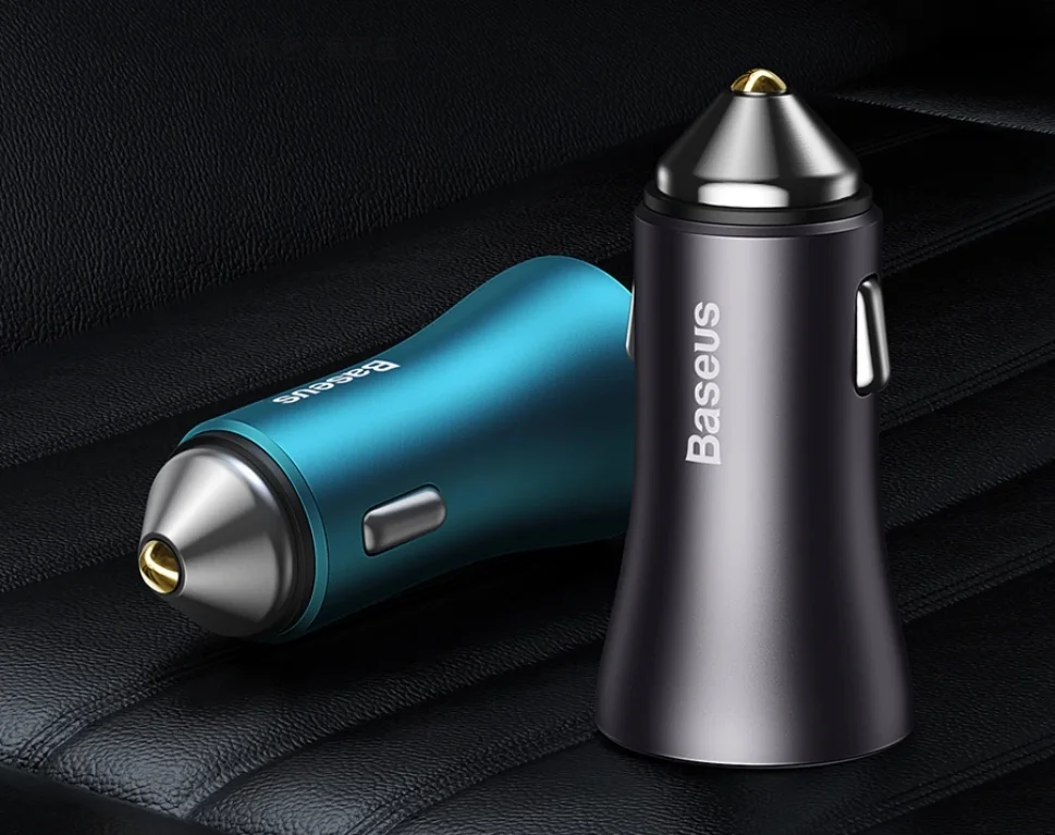 Csak 4500 Ft a Baseus 60 wattos, kétportos autós töltője 1