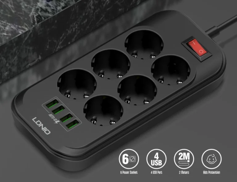Négy USB-s konnektor elosztó az LDNIO-tól: 7100 Ft 4