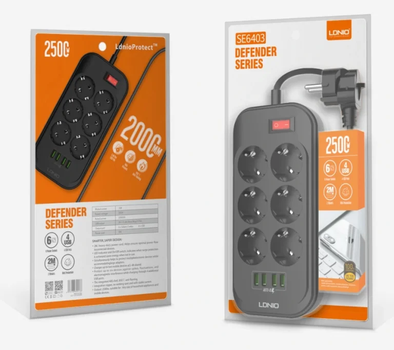 Négy USB-s konnektor elosztó az LDNIO-tól: 7100 Ft 10