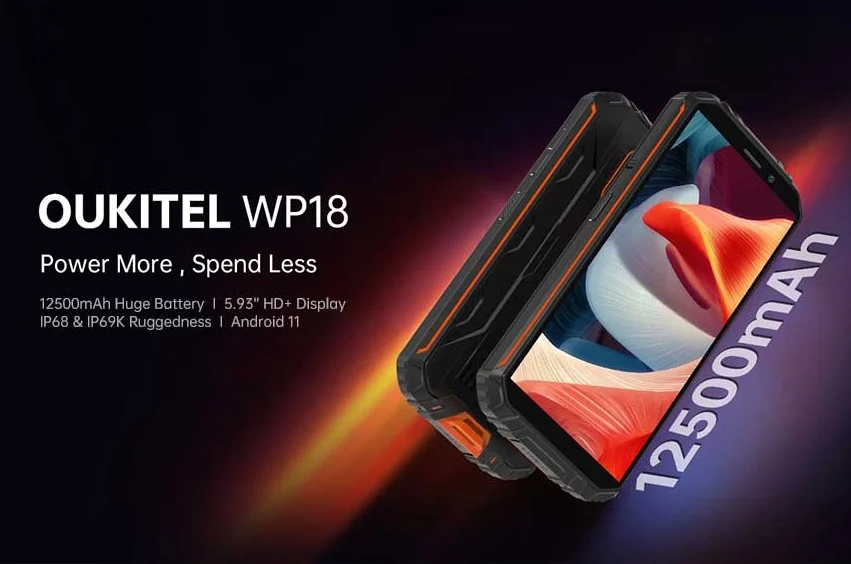 Aksiban verhetetlen az új Oukitel WP18 strapatelefon 1